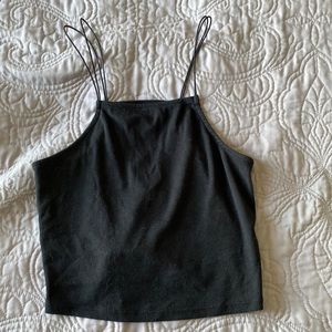 Black crop top